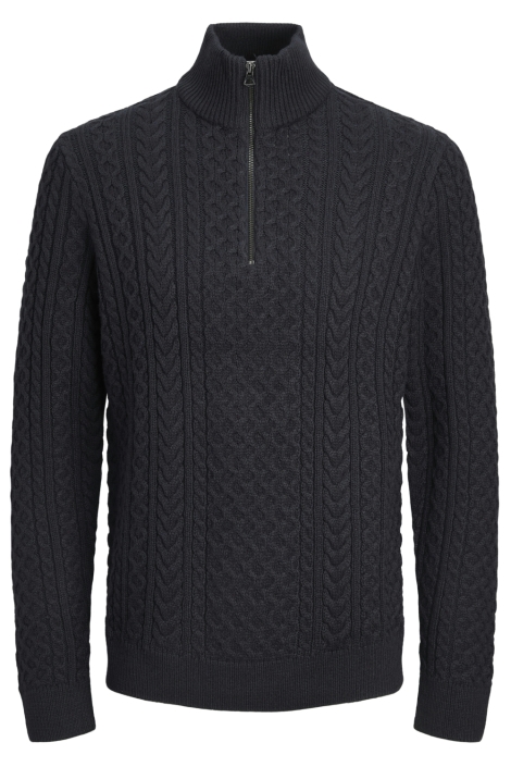 Jack & Jones jprblusean knit cable half zip sn